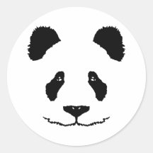 Panda Adesivo Redondo