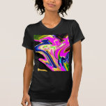 Pantera cor-de-rosa - mão cura natural V1 Camisetas