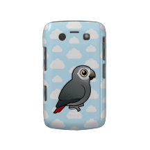 Papagaio do cinza africano de Timneh Capa Blackberry Case-Mate