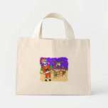 papai noel do stickman bolsa para compras