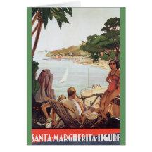Papai noel Margherita Ligure Cartao
