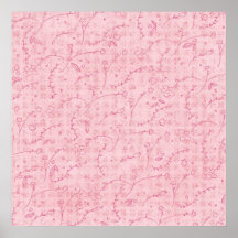 PAPER040 FUNDOS FLORAIS COR-DE-ROSA SPRIN FELIZ FE POSTER
