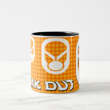 Para fora caneca arrepiante