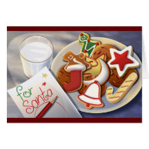 Para o papai noel cartão