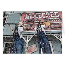 Para trás Bluegrass Cartoes