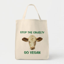 PARE A CRUELDADE VÃO A BOLSA DE COMPRA DO VEGAN