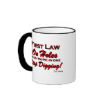Pare de escavar! caneca
