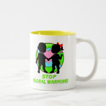 Pare o aquecimento global caneca