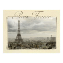 Paris france cartoes postais