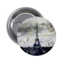 Paris Textured na lavanda Boton