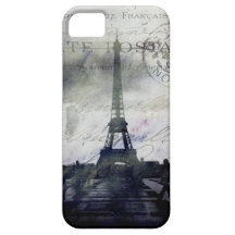 Paris Textured no caso da identificação do iPhone  iPhone 5 Capa