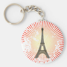 Paris: Torre Eiffel: Desenho do vetor: Chaveiro