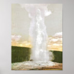Parque nacional de Yellowstone - fiel velho Posters