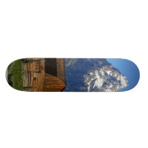 Parque nacional grande de Teton do celeiro da file Skate