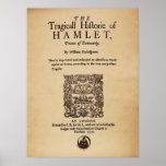 Parte dianteira ao in-quarto de Hamlet (versão 160 Posters