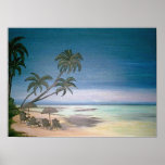 Parte dianteira da praia poster