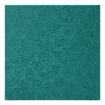 Partido preto gravado elegante de Paisley do verde Convite Personalizados