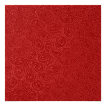 Partido preto vermelho gravado elegante de Paisley Convites