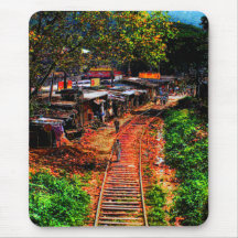 Passagem do trilho mousepad