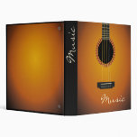 Pasta elegante moderna da música da guitarra