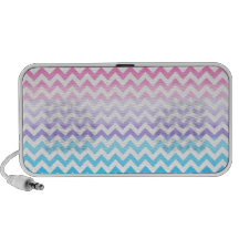 Pastel Ombre do ziguezague Caixinha De Som