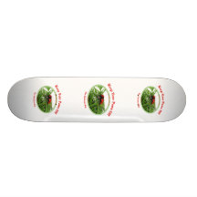 Patas fora do inseto do Natal Skate Personalizado