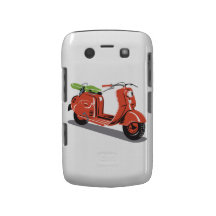 Patinete de motor do vintage retro capas blackberry bold