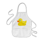 Pato de borracha amarelo aventais