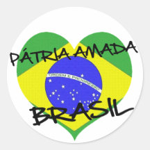 Pátria Amada Brasil Adesivos