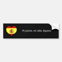 Patria do MI, vida do MI, Espana Adesivo