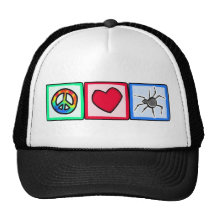 Paz, amor, aranhas bones