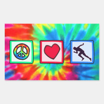 Paz, amor, funcionamento adesivos