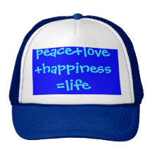 paz+amor+happiness=life boné