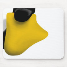 PÉ DO PÉ DO PINGUIM DE LINUX TUX MOUSEPAD