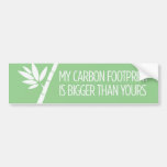 Pegada do carbono adesivos