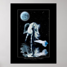 PEGASUS & coleção BRANCA do CORVO Posters