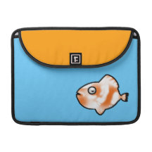 peixes alaranjados bolsa MacBook pro