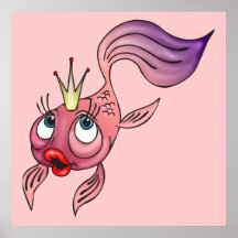Peixes da rainha pôsteres
