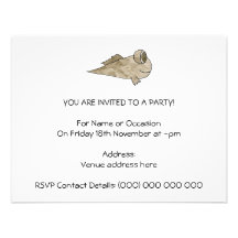 Peixes de Mudskipper Convite Personalizados
