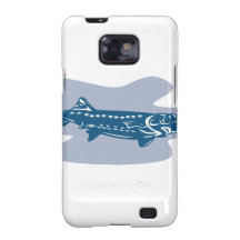 Peixes do esturjão retros capa para galaxy s2