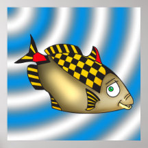 Peixes do piloto impressão