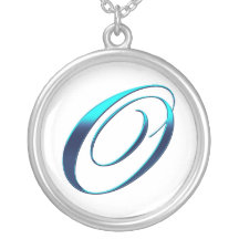 Pendente do monograma de O Colar Personalizado
