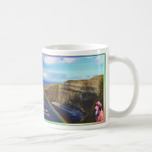 Penhascos bonitos do design #2 de Moher Caneca