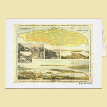 Península do Belvedere, Marin County, CA 1890. postais
