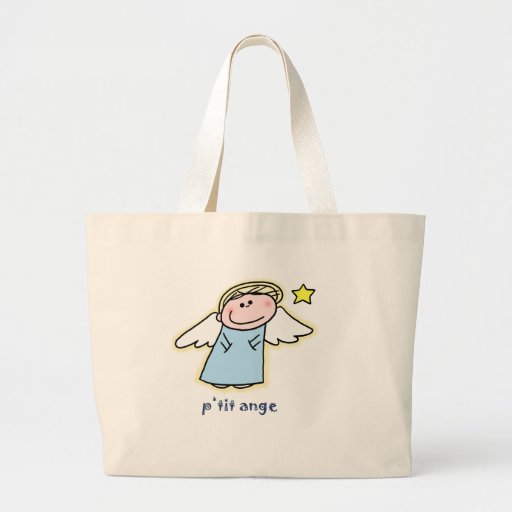 Pequeno Ange (anjo pequeno em francês) Bolsas De Lona