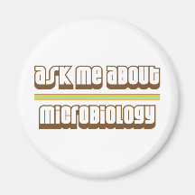 Pergunte-me sobre a microbiologia imã de refrigerador