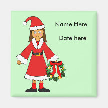 Personalize-me -- Imagem bonito do Natal (menina)