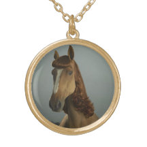 Peruca em um cavalo bijuterias
