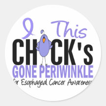 Pervinca ida do CANCER pintinho ESOFÁGICO Adesivo