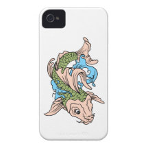 Pescas Koi peixe Capa iPhone 4 Case-Mate